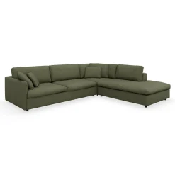 Angolo högervänd soffa med divan