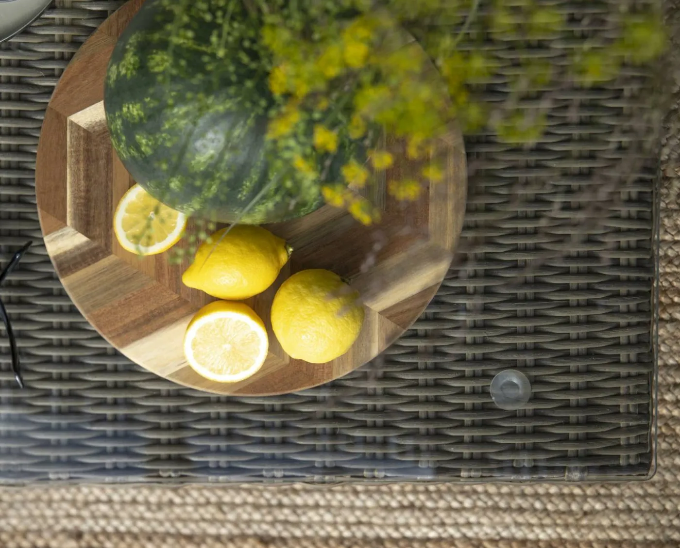 Calvi Loungebord 70 x 70 x 30 cm