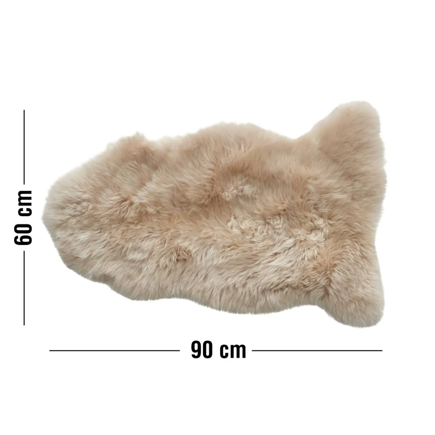 Lamb 60 x 90 cm lammskinn