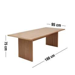 Landholm Matbord 180 x 95 x 75 cm