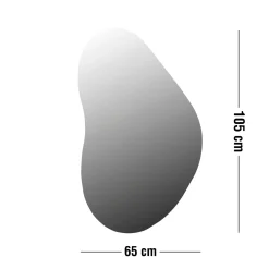 Leonora 65 x 105 x 0,4 cm spegel