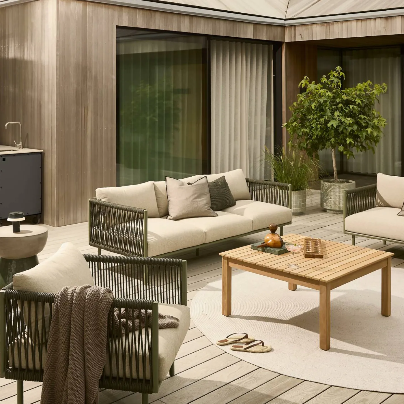 Leros Loungebord 50 x 45 cm