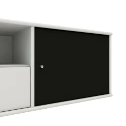 Mistral AV TV-enhet med 2 luckor + 1 låda vit/svart