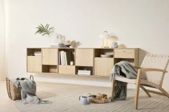 Mistral Classic Skänk med 4 dörrar + 2 lådor ek