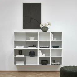 Mistral classic Vit bokhylla med 4 moduler