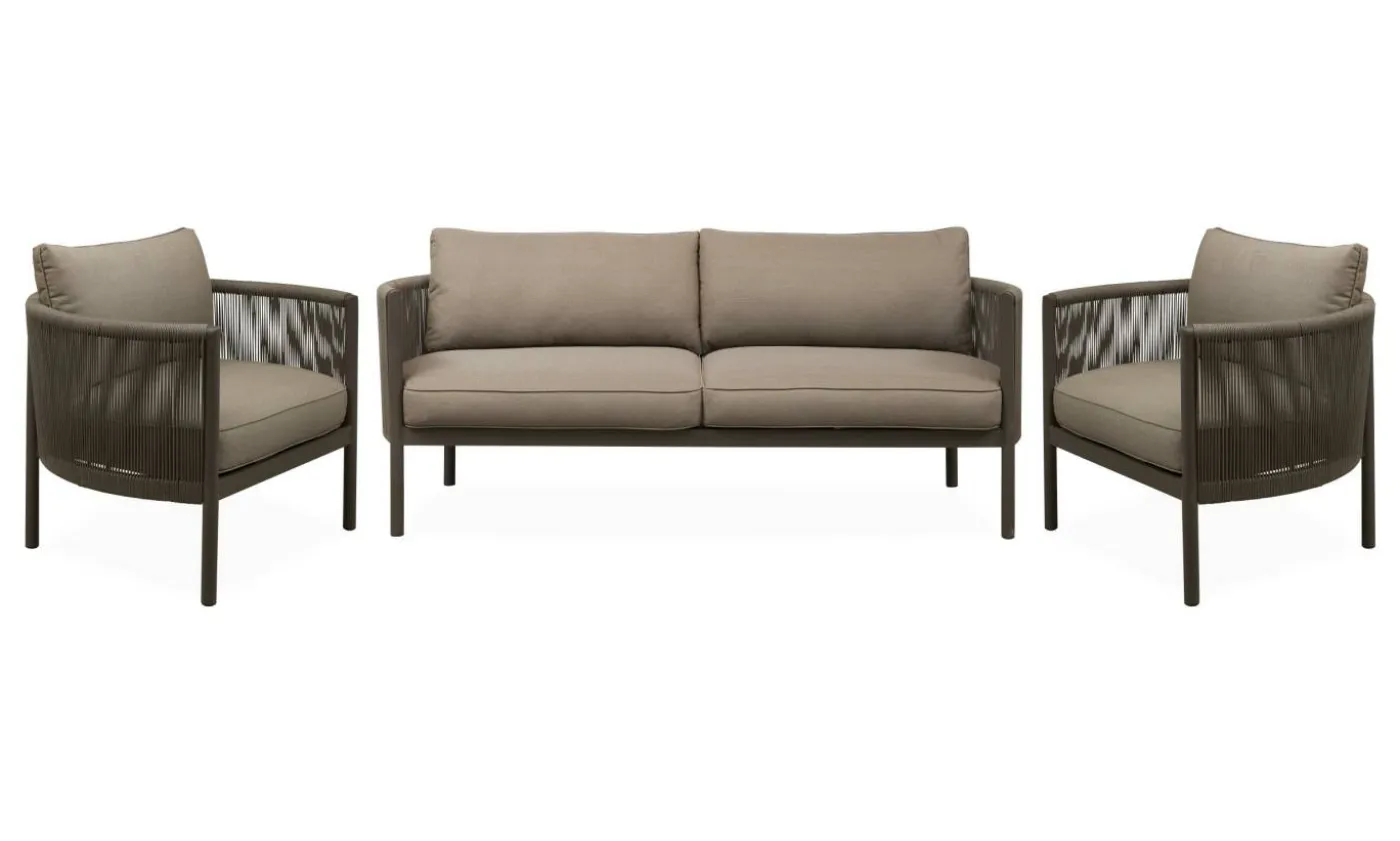 Nerissa Loungeset med trädgårdsmöbler