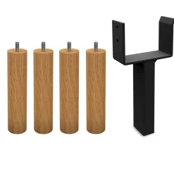 Nocturne Essential sängben och stödben 15 cm,  1 set