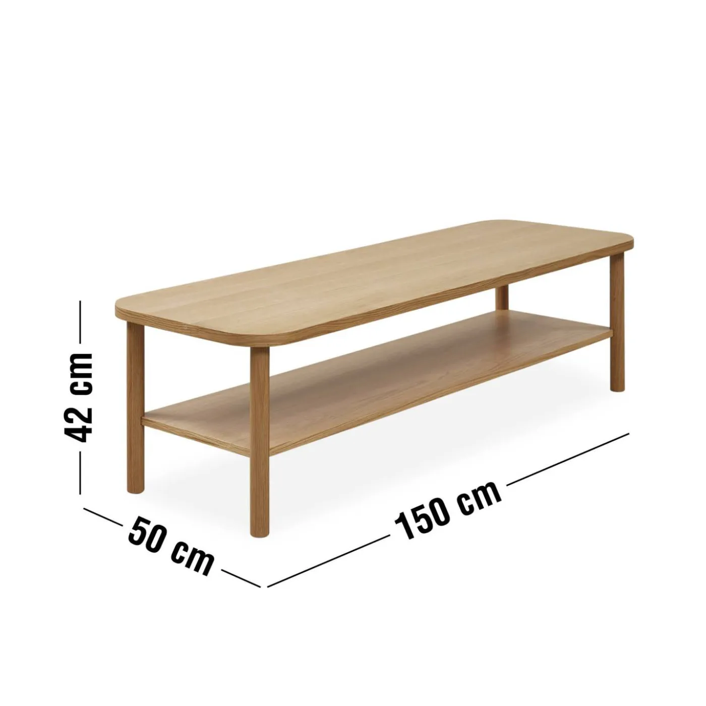 Norrquist Soffbord 150 x 42 x 50 cm