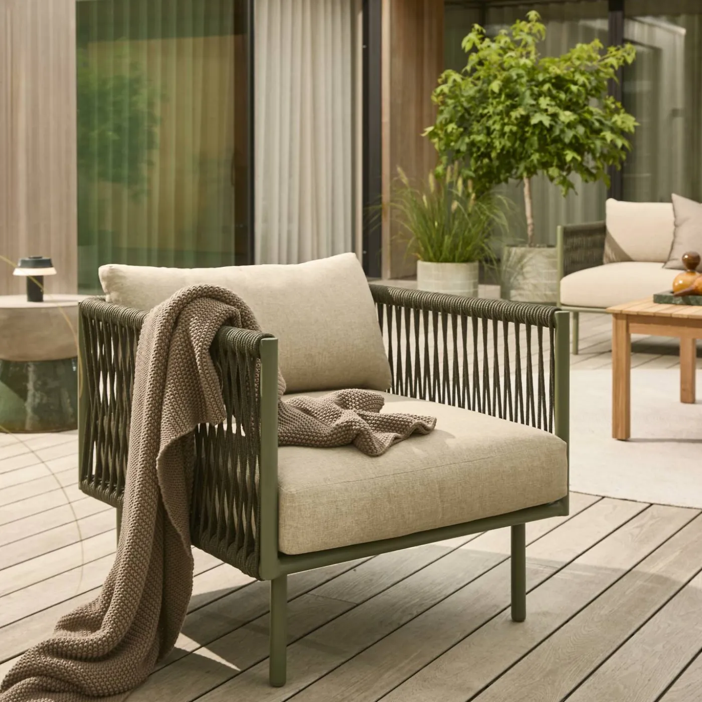 Oblic Lounge trädgårdsstol