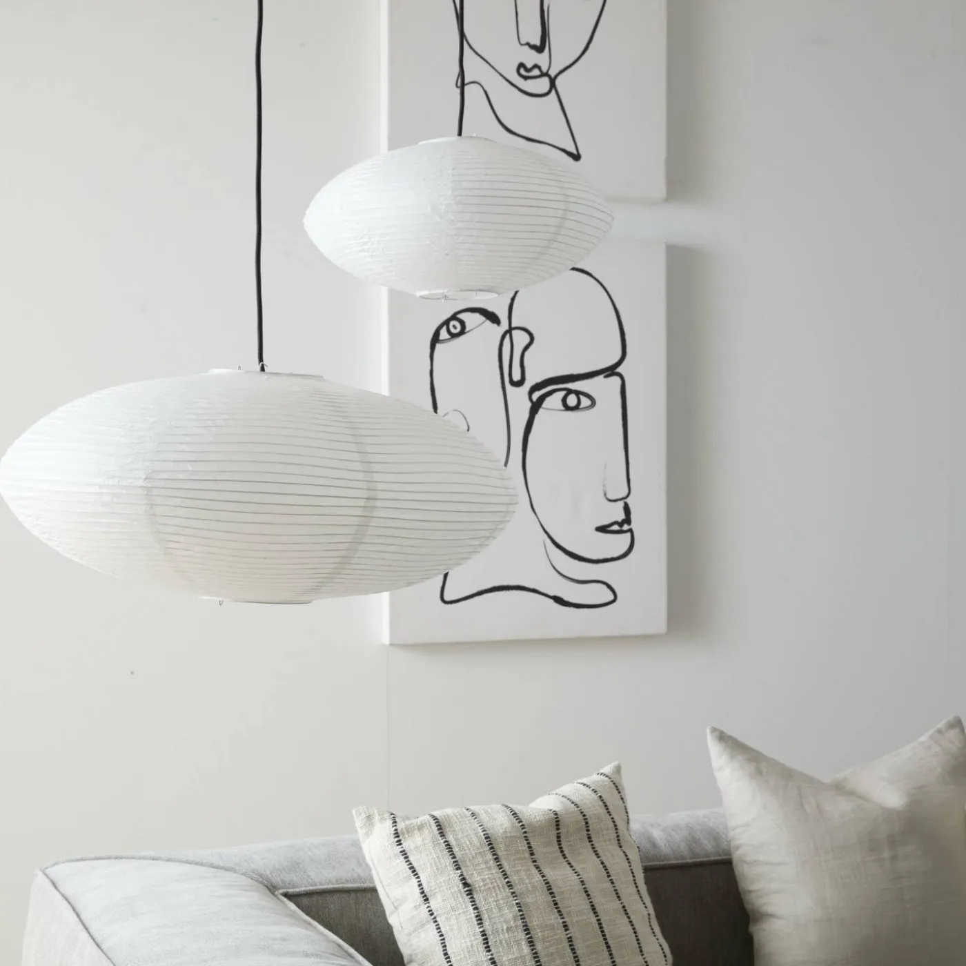 Riisi oval Lampskärm 27 x 60 cm