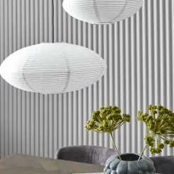 Riisi oval Lampskärm 27 x 60 cm