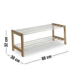 Rørbæk Skoställ 80 x 32 x 30 cm
