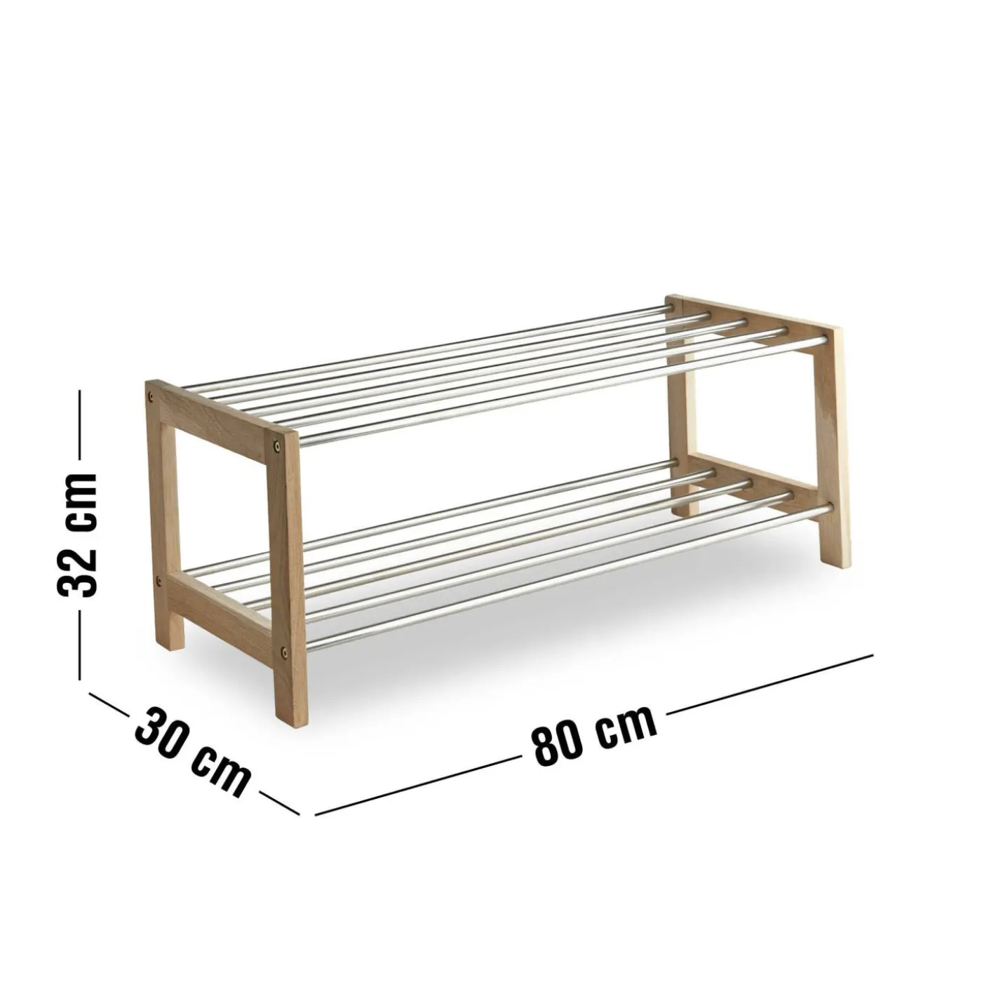 Rørbæk Skoställ 80 x 32 x 30 cm