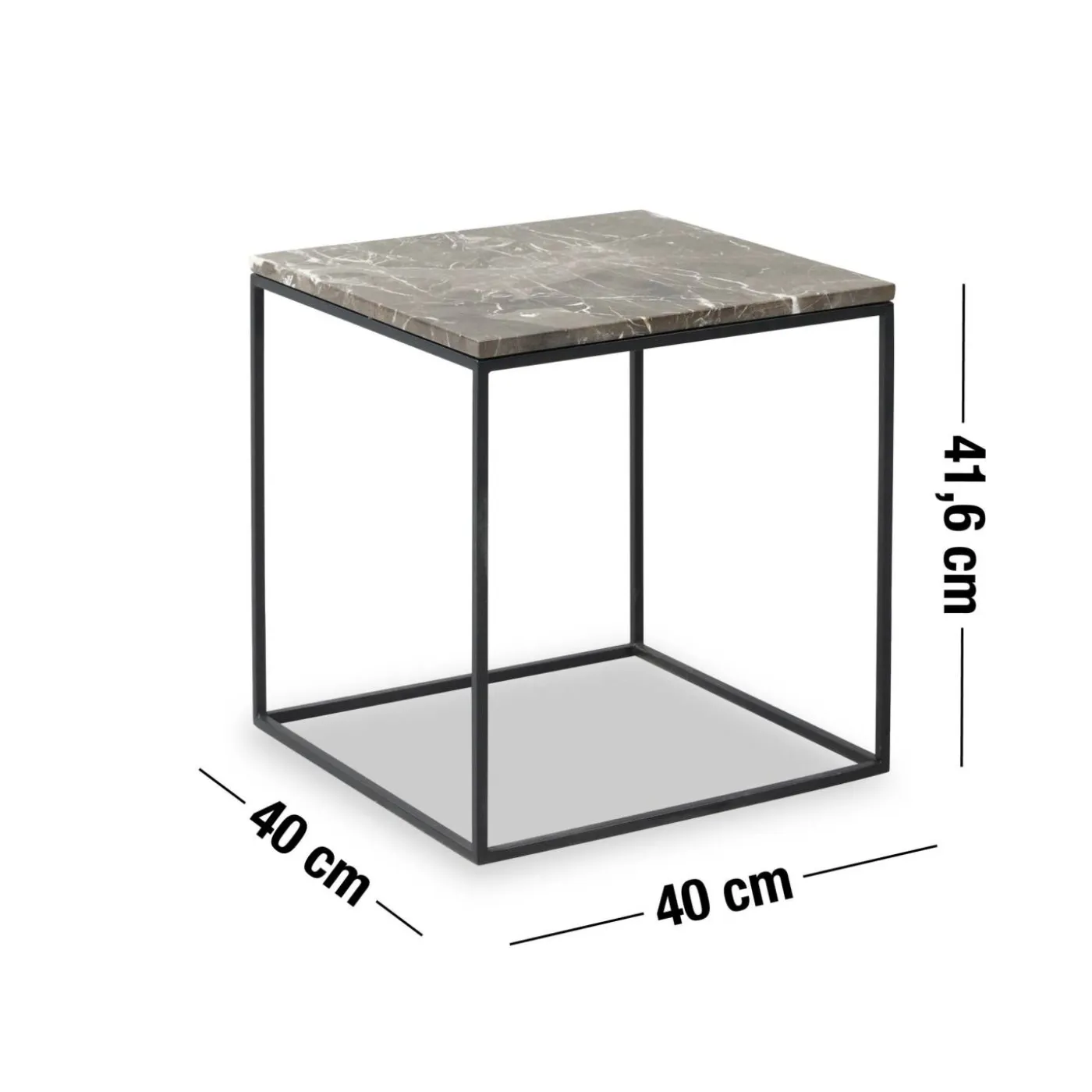 Square Soffbord 40 x 41,6 x 40 cm