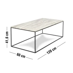 Square Soffbord 120 x 41,6 x 60 cm