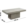 yard Loungebord 120 x 60 x 45 cm