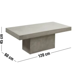 yard Loungebord 120 x 60 x 45 cm